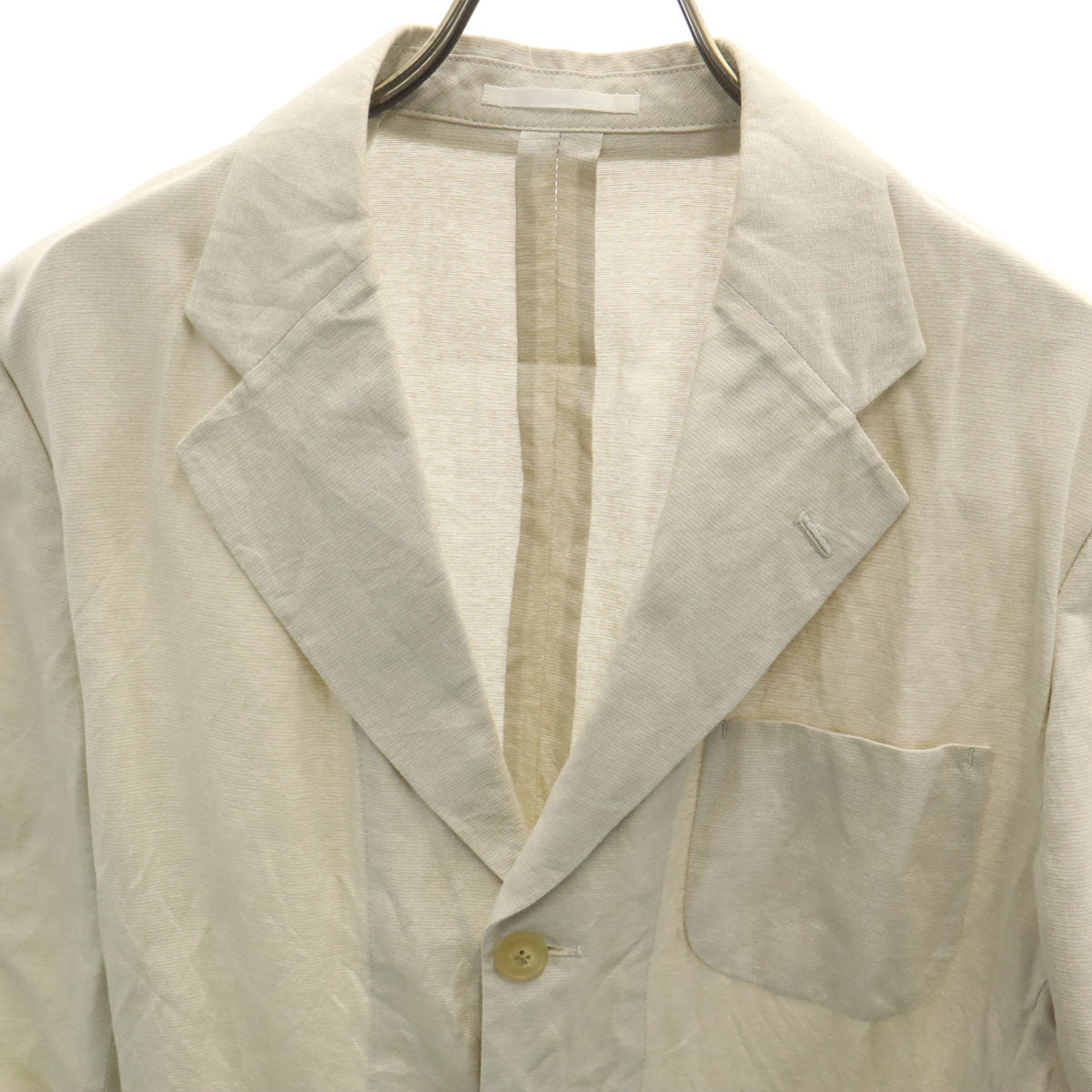LANVIN CLASSIQUE ランバン クラシック 90s オールド テーラードジャケット 46 ベージュ メンズ