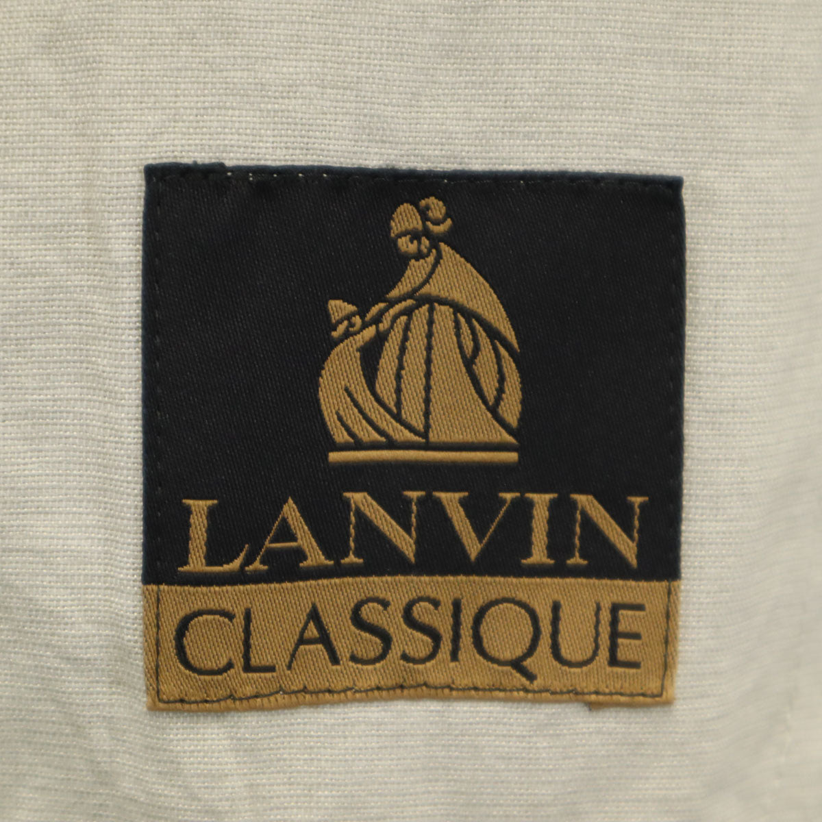 LANVIN CLASSIQUE ランバン クラシック 90s オールド テーラードジャケット 46 ベージュ メンズ
