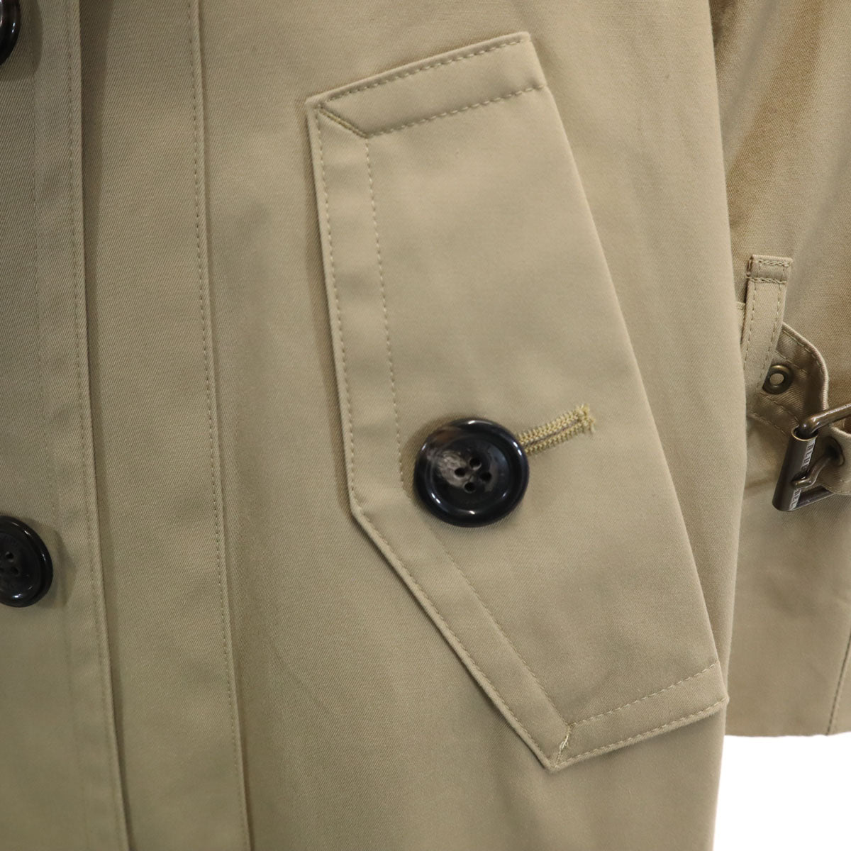 BLUE LABEL CRESTBRIDGE ブルーレーベルクレストブリッジ トレンチコート 38 ベージュ 三陽商会 レディース