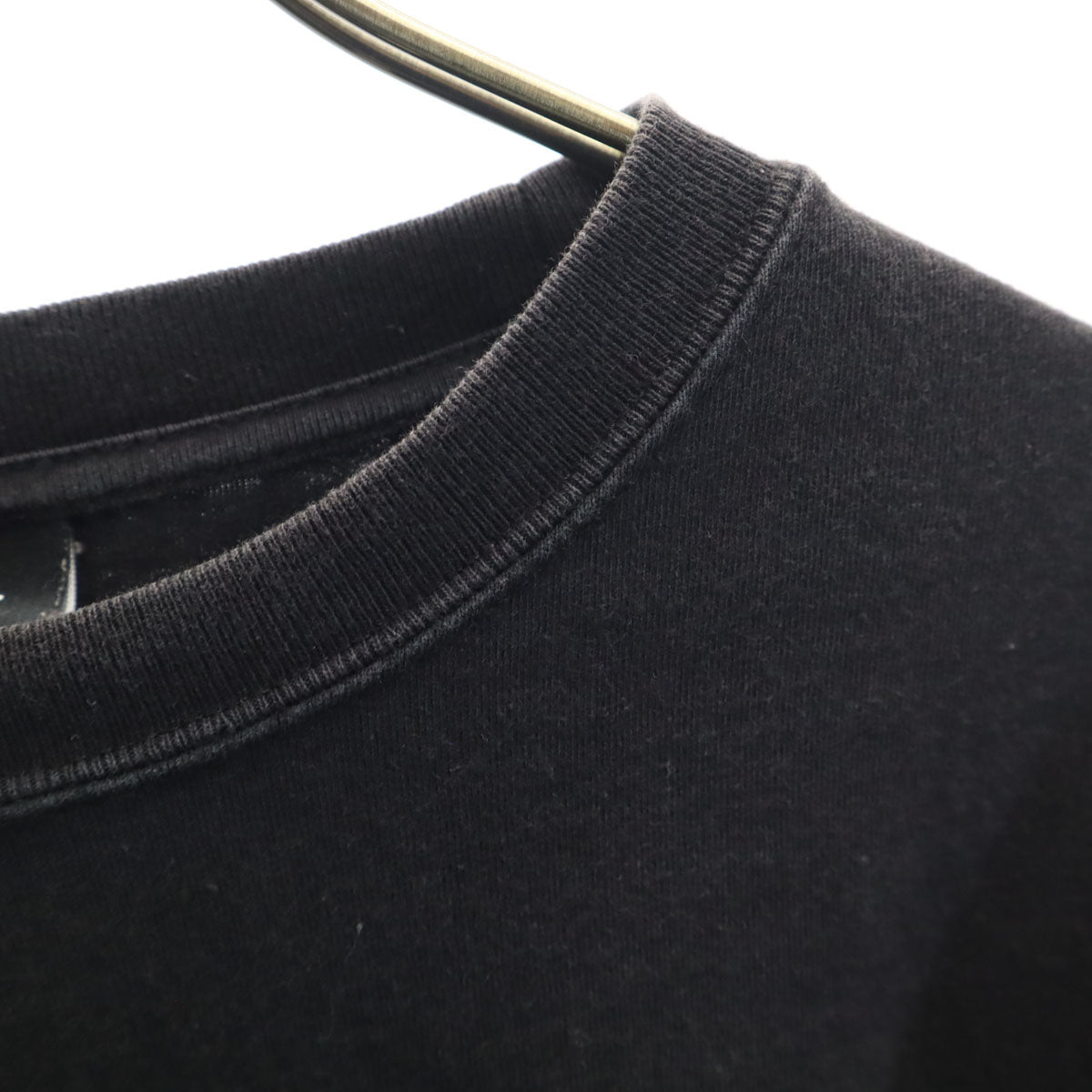 HUF ハフ バックロゴ 長袖 Tシャツ L ブラック ロンT メンズ