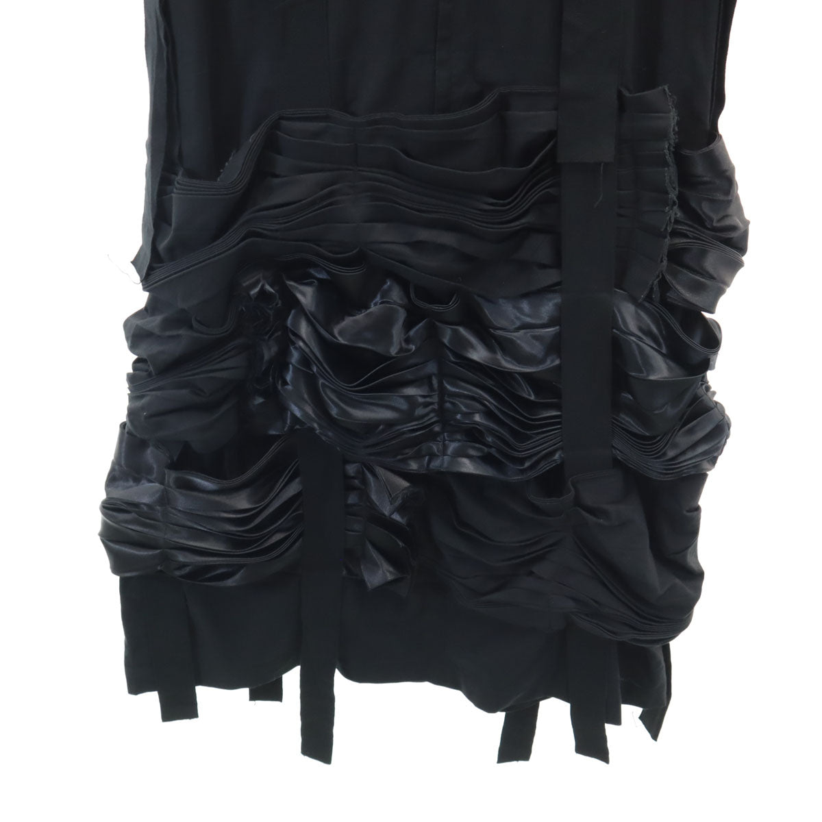 COMME des GARCONS コムデギャルソン 2014年 日本製 半袖 ワンピース S ブラック レディース