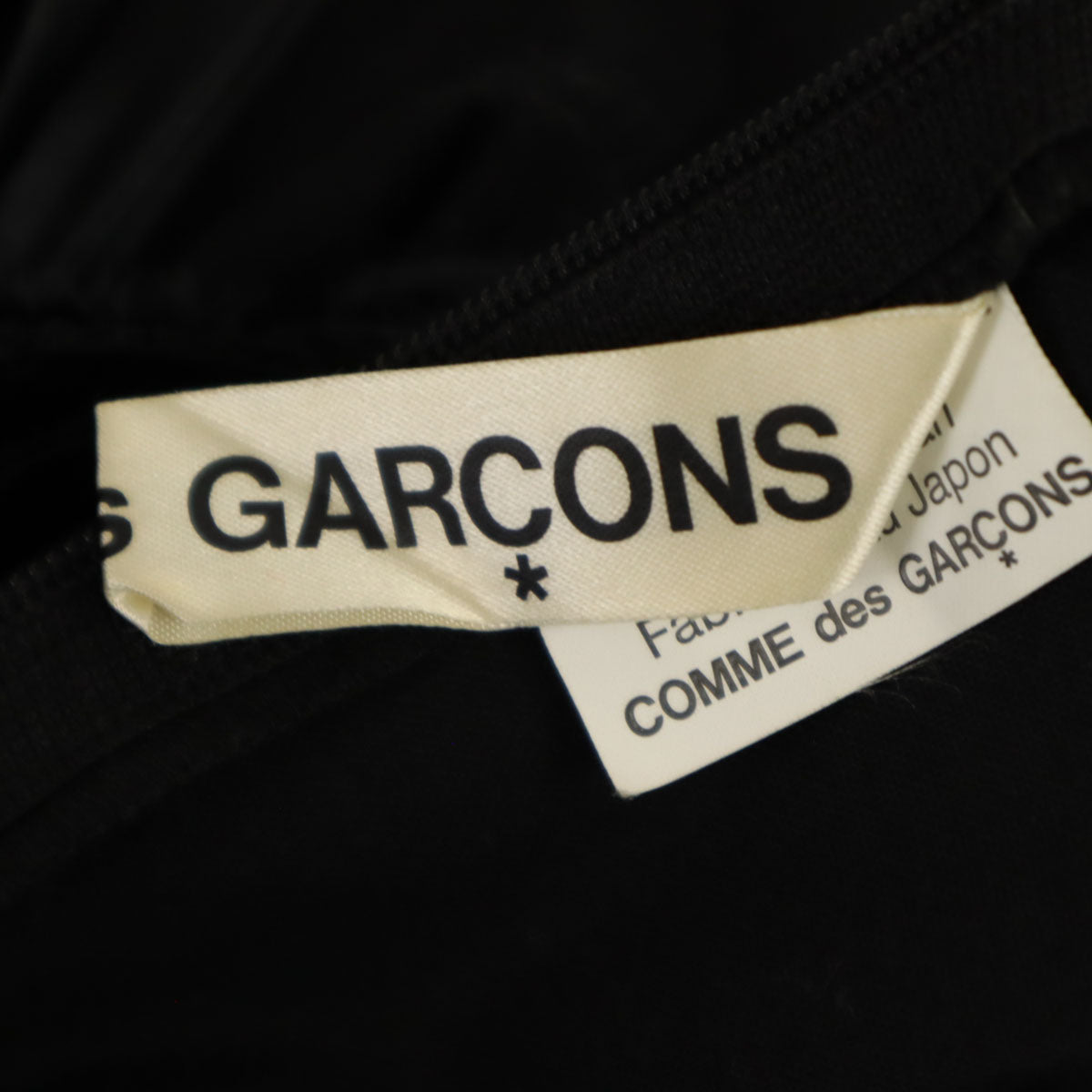 COMME des GARCONS コムデギャルソン 2014年 日本製 半袖 ワンピース S ブラック レディース