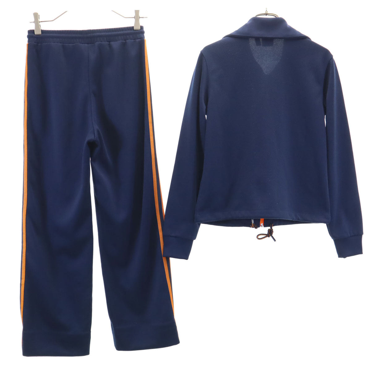 adidas アディダス トレフォイルロゴ トラックジャケット 上下 セットアップ M ネイビー ジャージ レディース