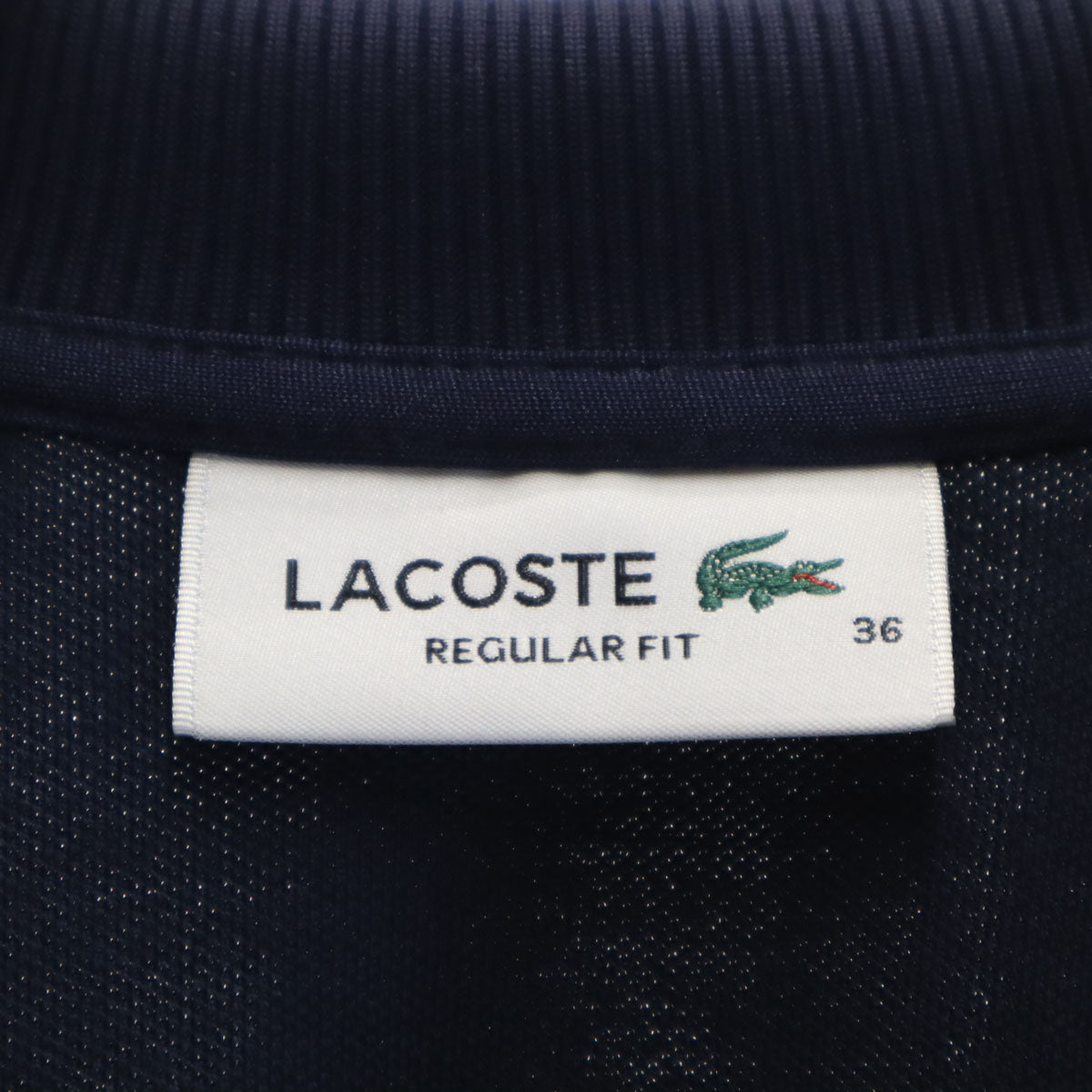 美品 LACOSTE ラコステ トラックジャケット 上下 セットアップ 36 ネイビー ジャージ レディース