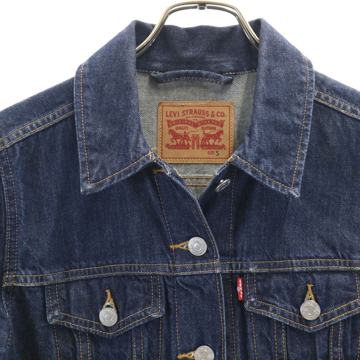 Levi's リーバイス デニムジャケット S インディゴ ジージャン トラッカー レディース