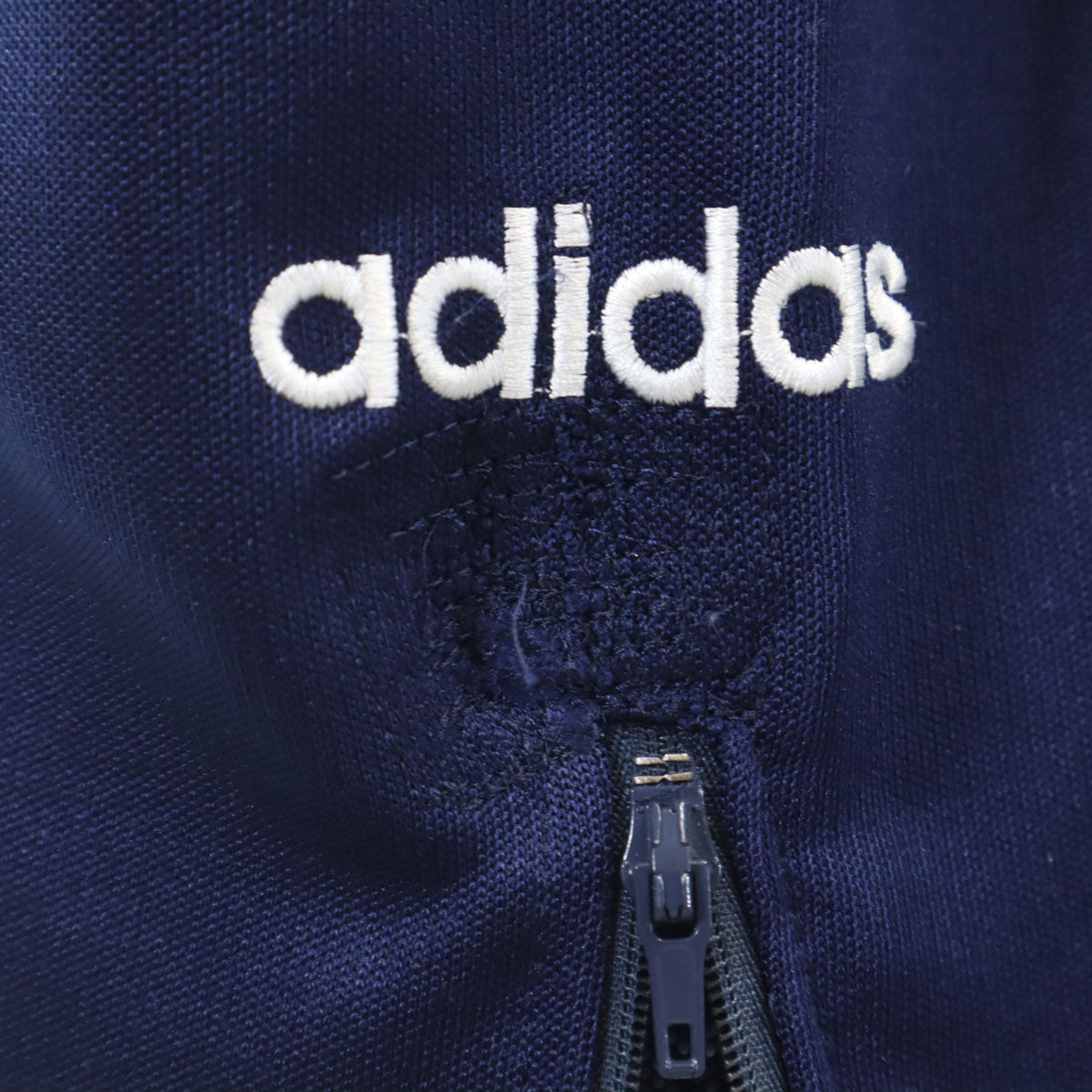 adidas アディダス 80s 日本製 ヴィンテージ トラックジャケット 上下 セットアップ O/XO ネイビー デサント メンズ