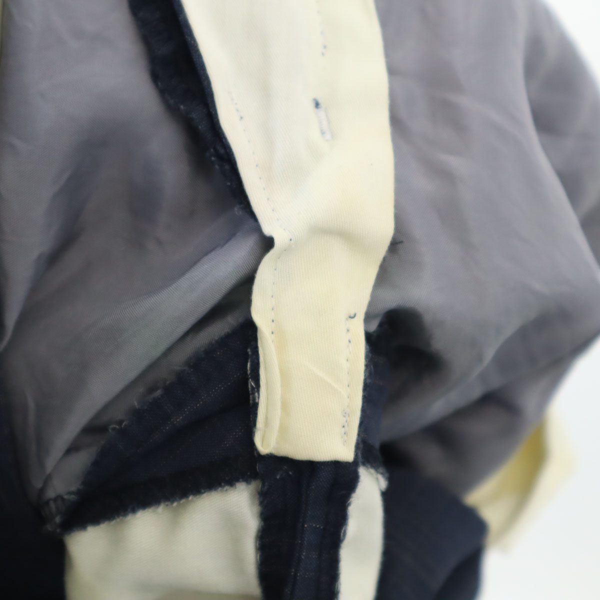 TAILOR TSUTAYA テーラーツタヤ チェック柄 ダンヒル生地 ダブル スーツ 上下 セットアップ ネイビー メンズ