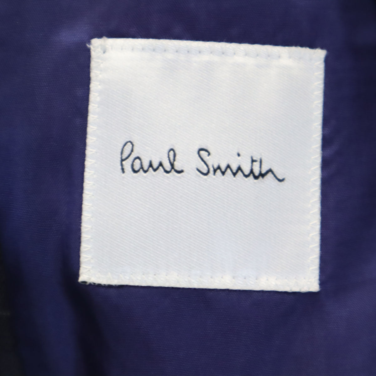 Paul Smith ポールスミス 日本製 チェック柄 パンツスーツ 上下 セットアップ 38 ネイビー レディース