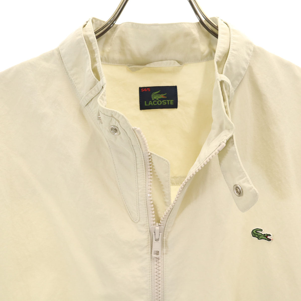 LACOSTE ラコステ 日本製 ブルゾン 54/5 グレージュ ジャケット メンズ