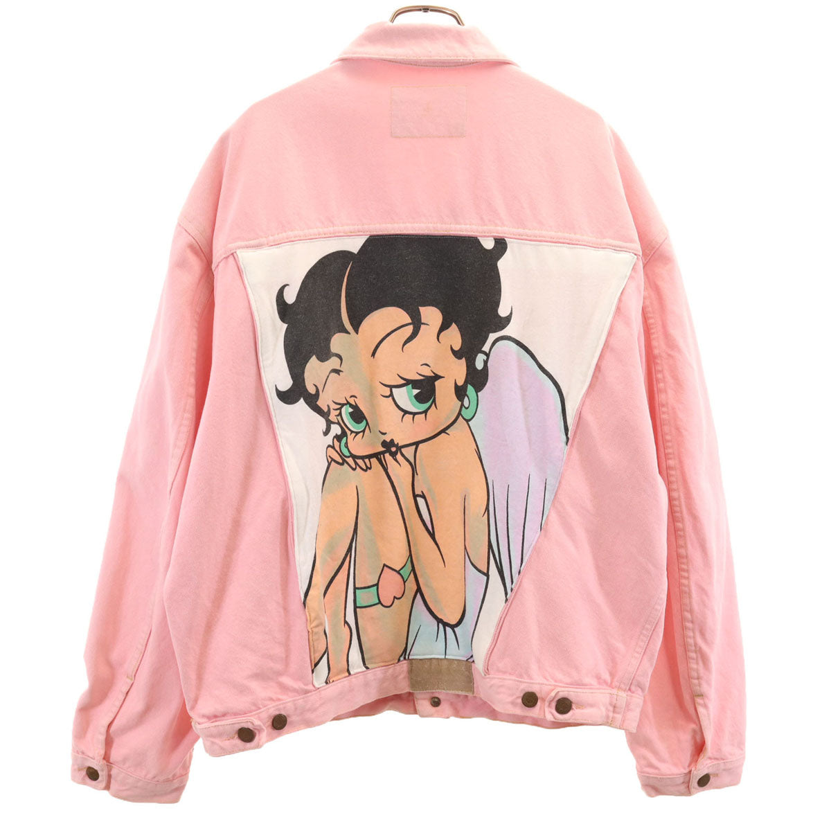 WEST VALLEY 90s オールド ベティブープ トラッカー ジャケット ピンク BETTY BOOP メンズ