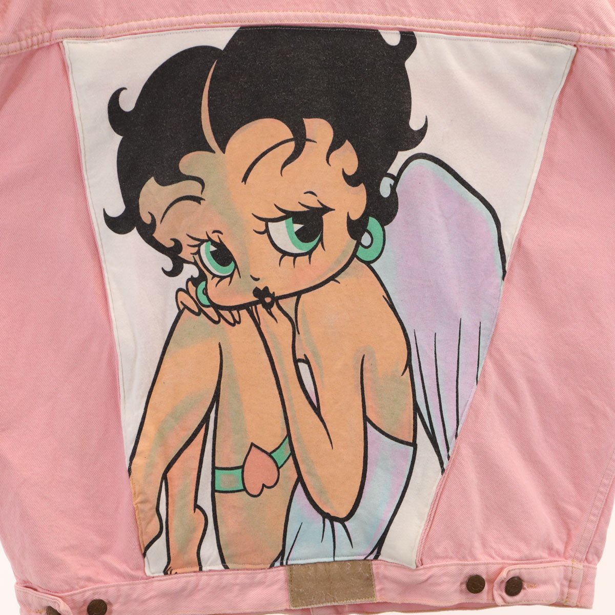 WEST VALLEY 90s オールド ベティブープ トラッカー ジャケット ピンク BETTY BOOP メンズ