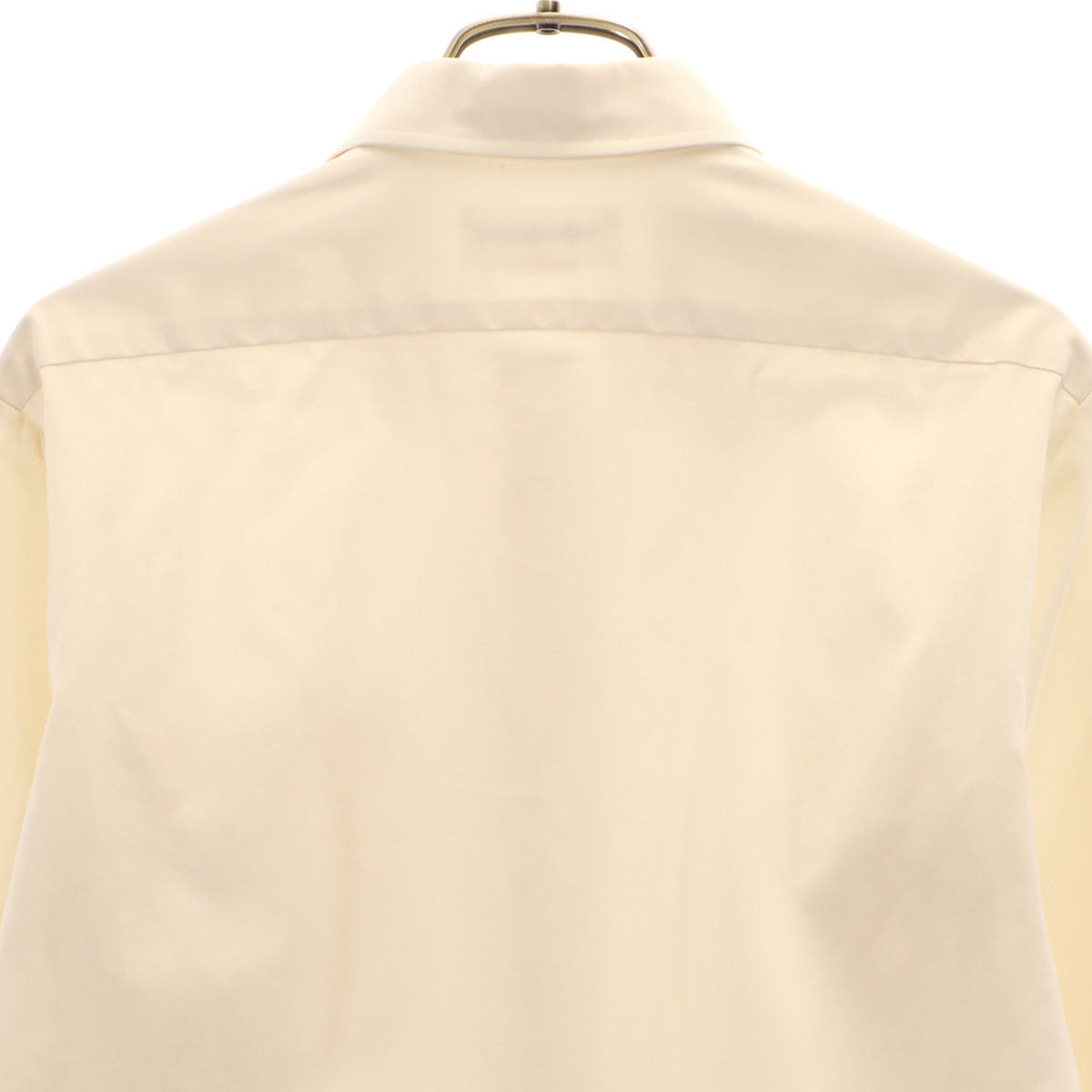YVES SAINT LAURENT イヴサンローラン 80s 90s オールド 長袖 シャツ 36-78 アイボリー メンズ