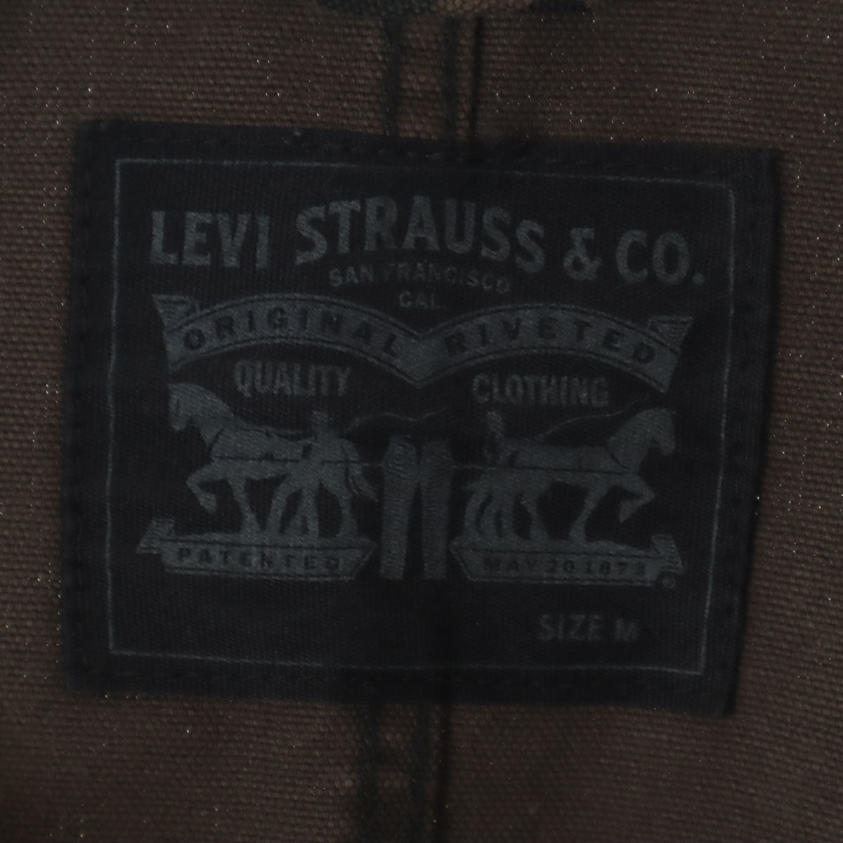 Levi's リーバイス カモフラ柄 カバーオール M カーキ系 迷彩 メンズ