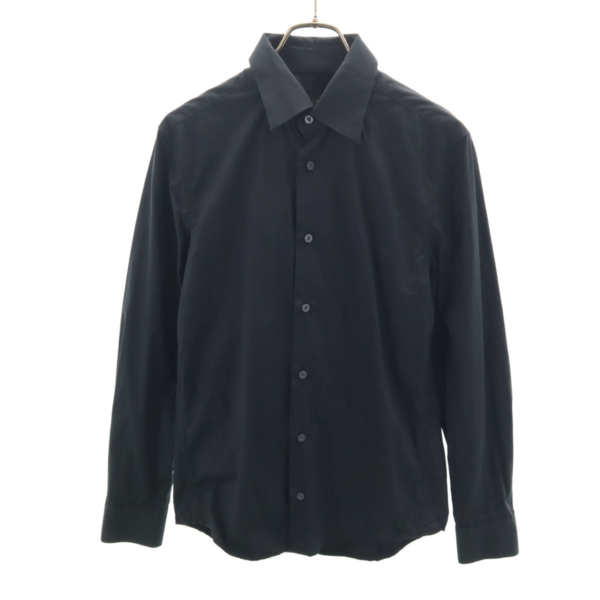 ARMANI EXCHANGE アルマーニエクスチェンジ 長袖 スリムフィット シャツ S ブラック メンズ