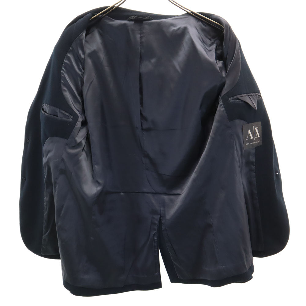 ARMANI EXCHANGE アルマーニエクスチェンジ テーラードジャケット S ネイビー ブレザー メンズ