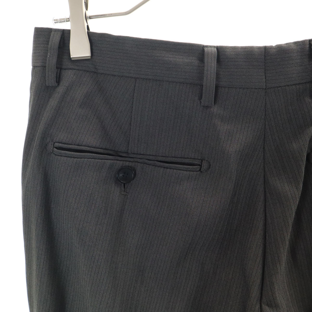 Calvin klein カルバンクライン ストライプ柄 スーツ 上下 セットアップ 34 グレー メンズ