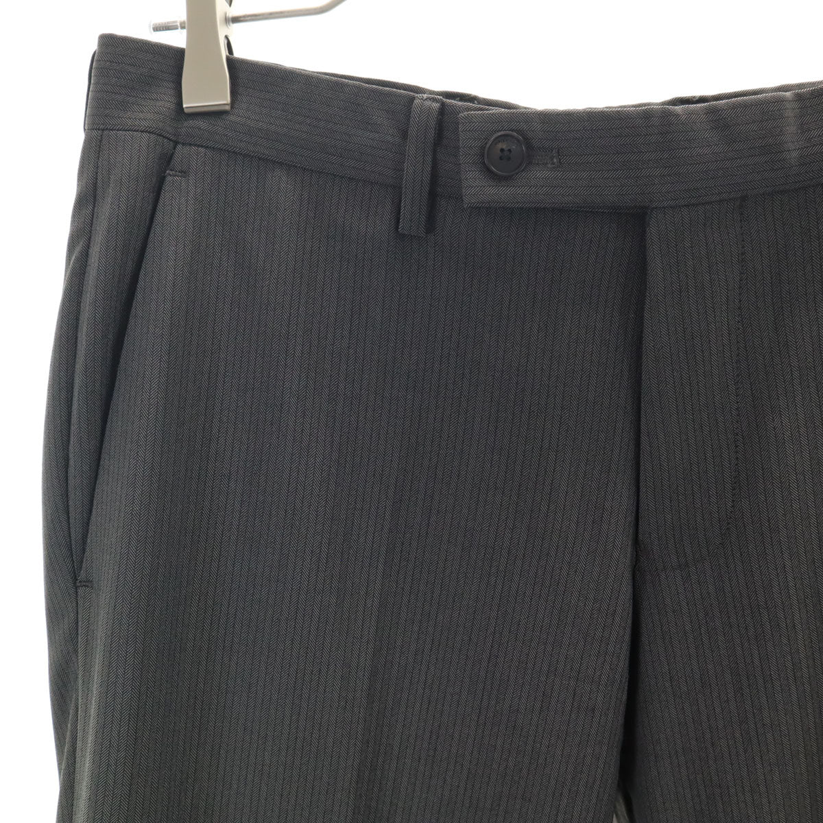 Calvin klein カルバンクライン ストライプ柄 スーツ 上下 セットアップ 34 グレー メンズ