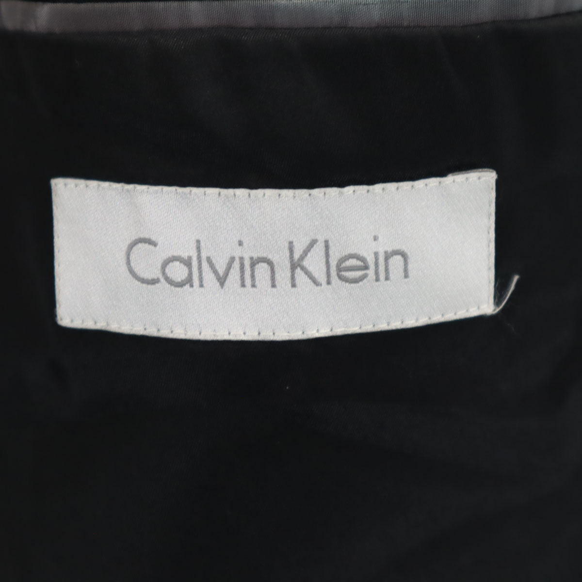 Calvin klein カルバンクライン ストライプ柄 スーツ 上下 セットアップ 34 グレー メンズ