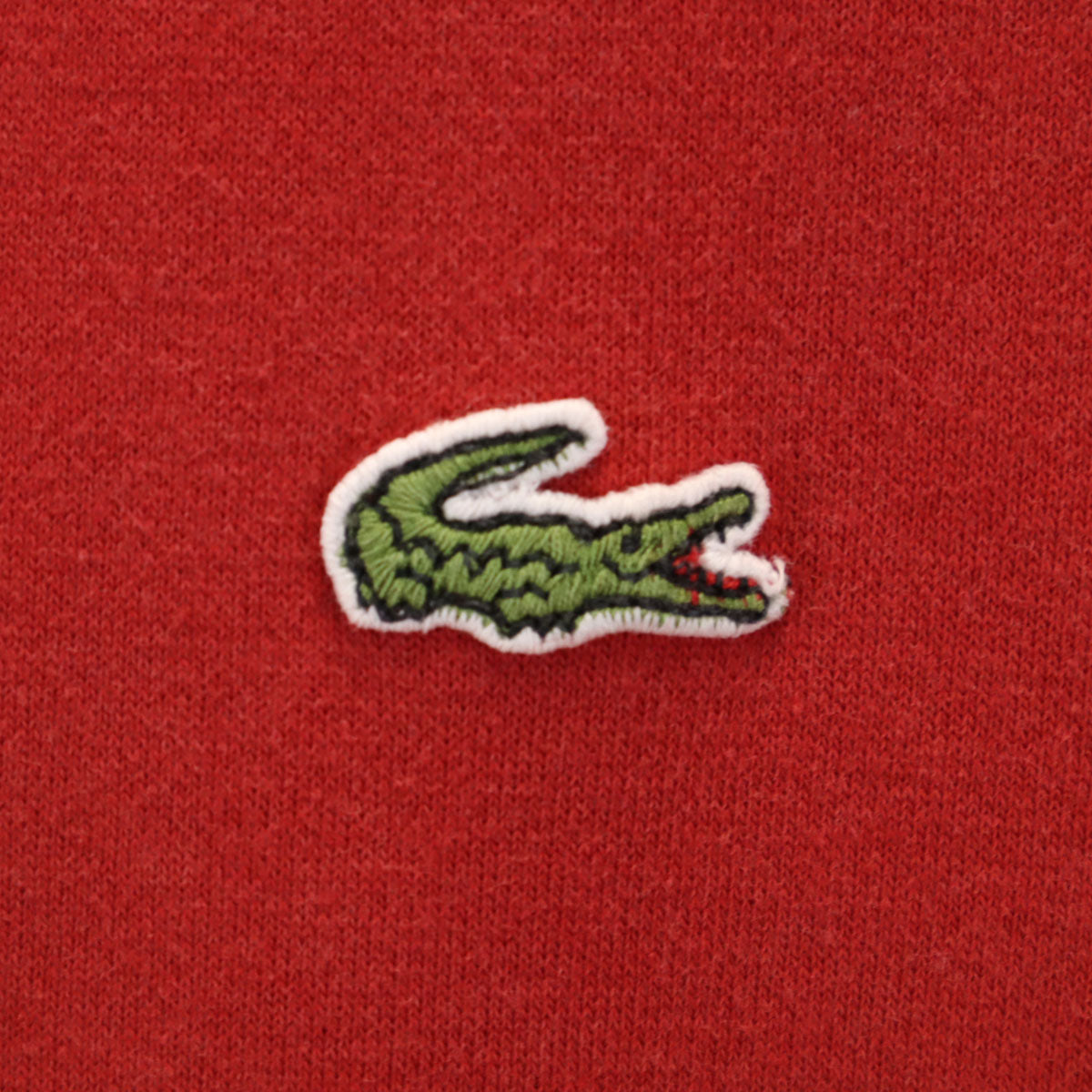 LACOSTE ラコステ 日本製 長袖 スウェット トレーナー 4 レッド メンズ