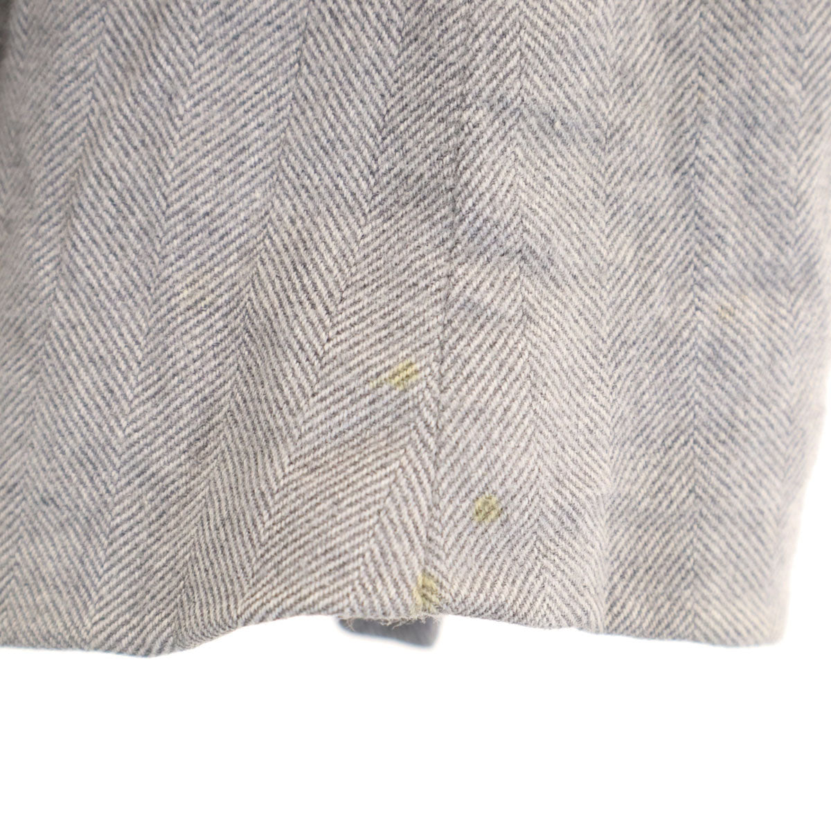 Aquascutum アクアスキュータム 日本製 ヘリンボーン柄 テーラードジャケット 38 グレー メンズ