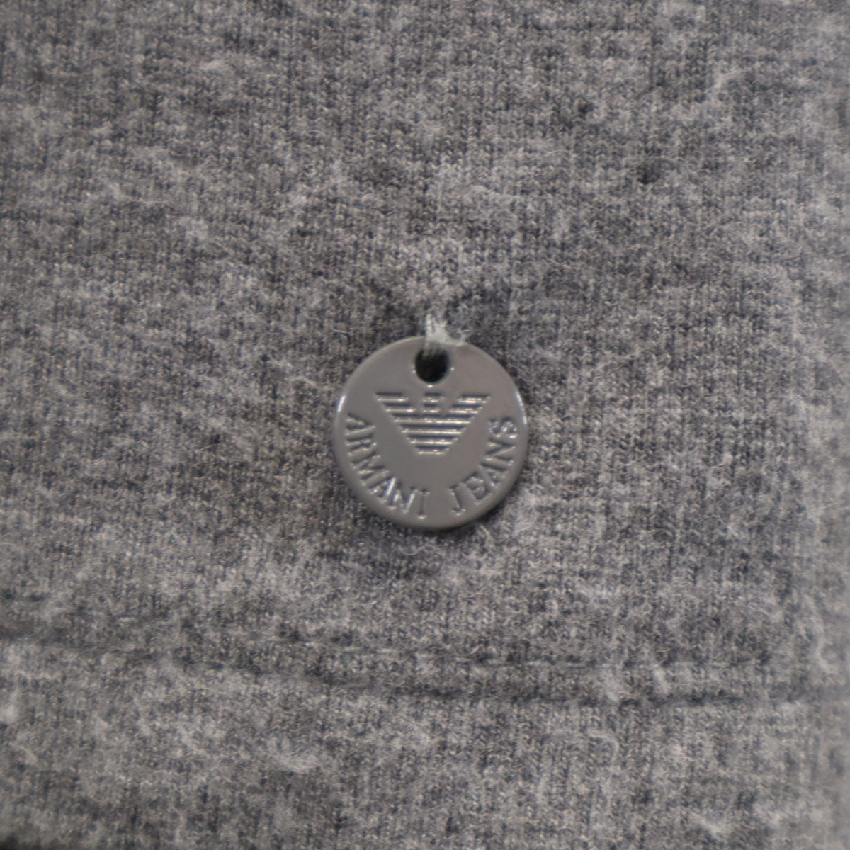 ARMANI JEANS アルマーニジーンズ 長袖 レイヤード ワンピース 46 グレー レディース