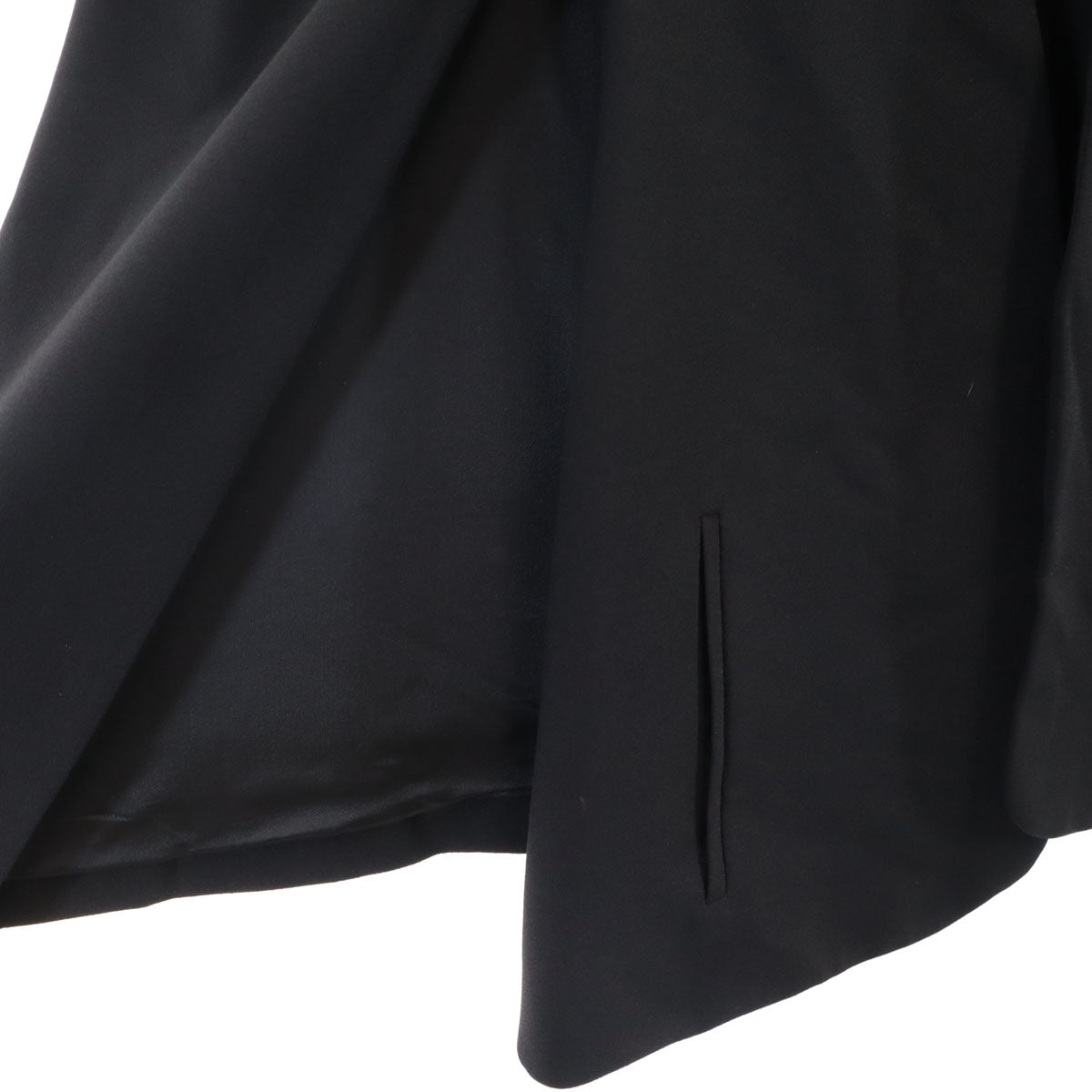 未使用 ZARA ザラ ケープ ジャケット L ブラック レディース
