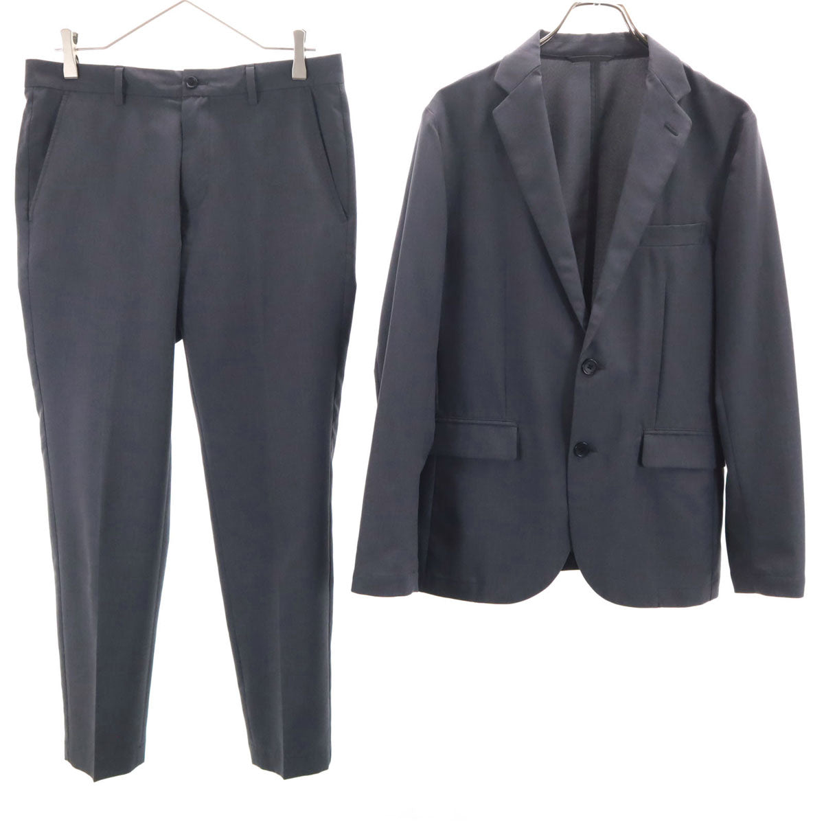 green label relaxing グリーンレーベルリラクシング スーツ 上下 セットアップ M グレー系 メンズ