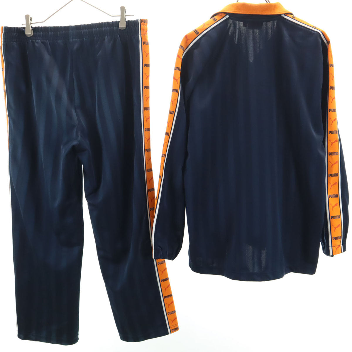 PUMA プーマ トラックジャケット 上下 セットアップ S-M/M ネイビー ジャージ メンズ