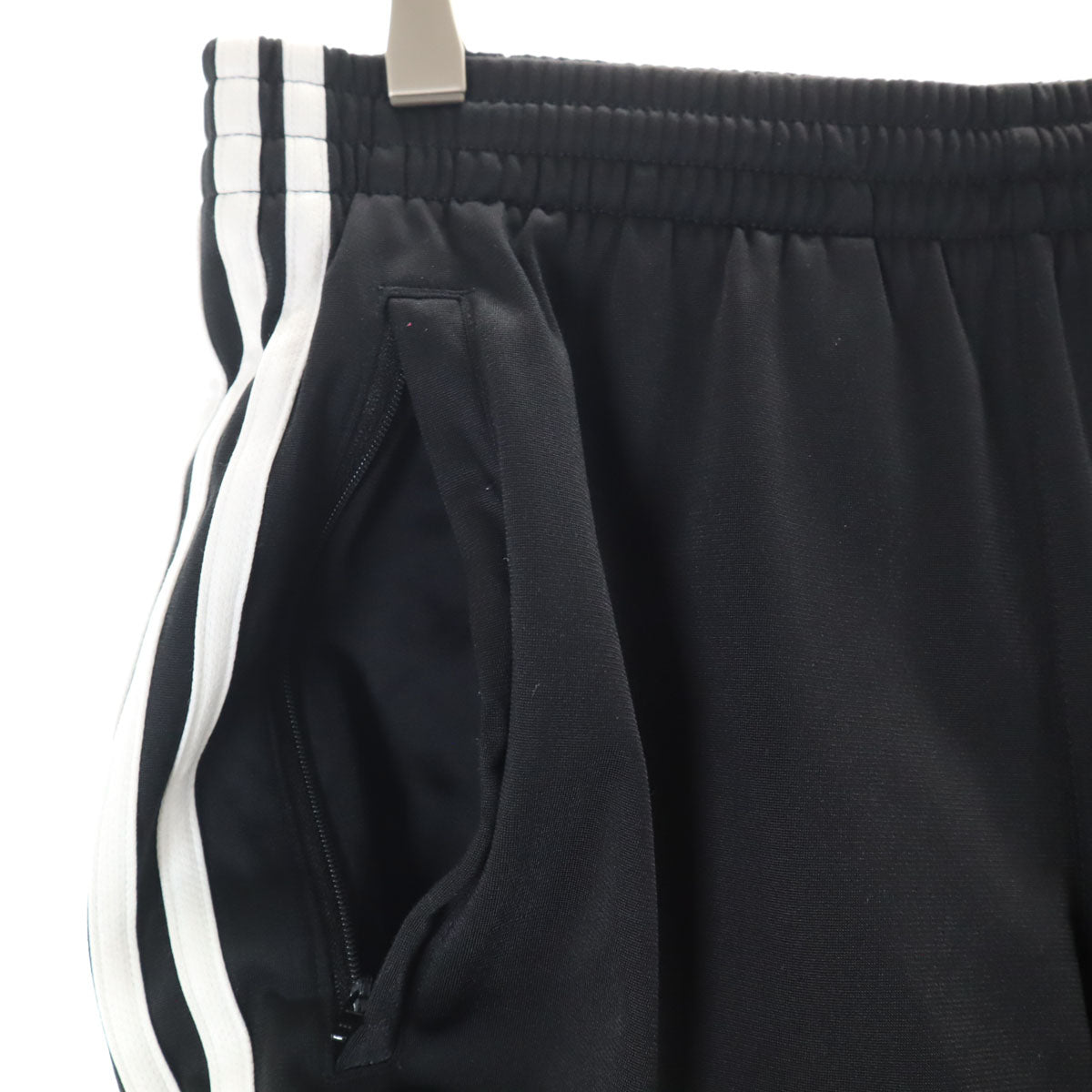 adidas アディダス トラックジャケット 上下 セットアップ M ブラック ジャージ 裏トリコット 3ライン メンズ