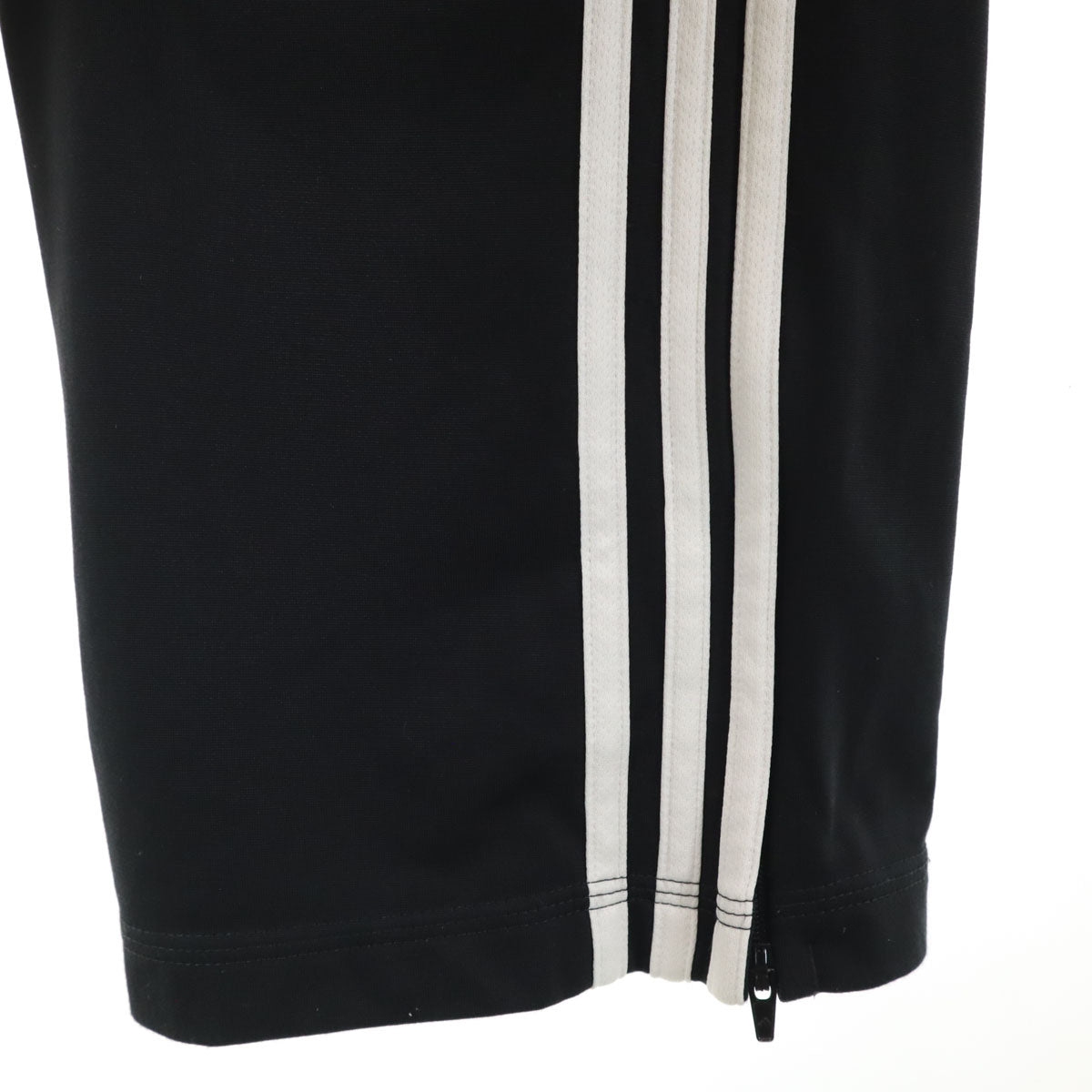 adidas アディダス トラックジャケット 上下 セットアップ M ブラック ジャージ 裏トリコット 3ライン メンズ