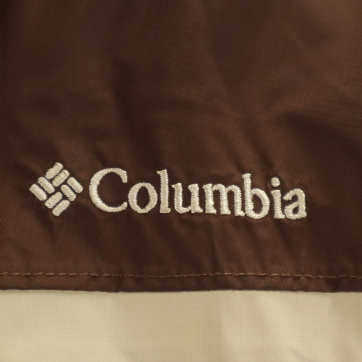 Columbia コロンビア レインジャケット 上下 セットアップ S ベージュ系 アウトドア レディース