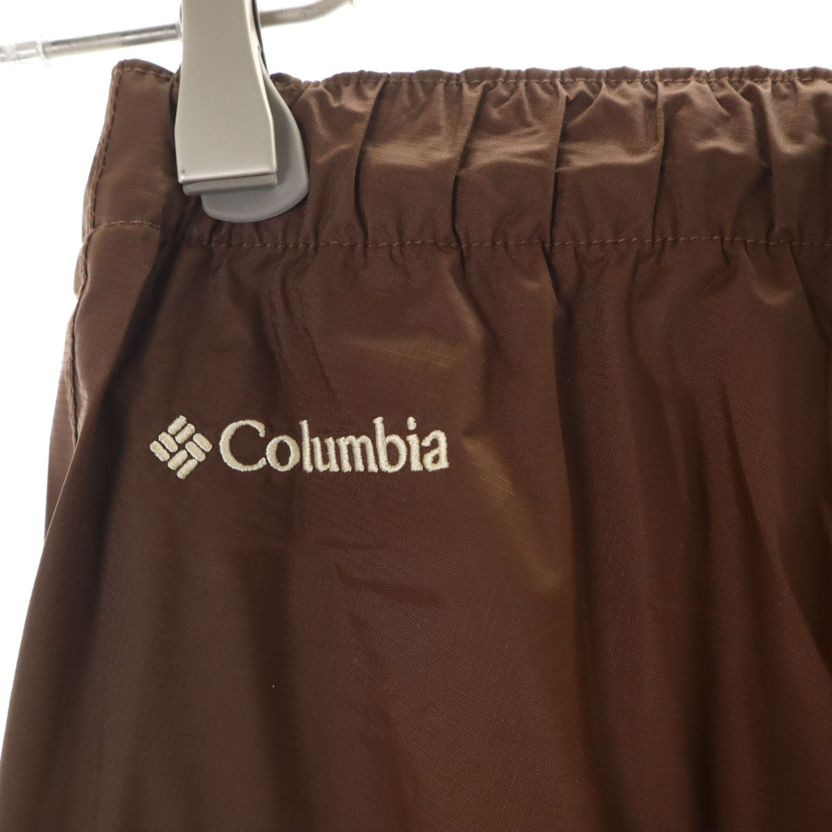 Columbia コロンビア レインジャケット 上下 セットアップ S ベージュ系 アウトドア レディース