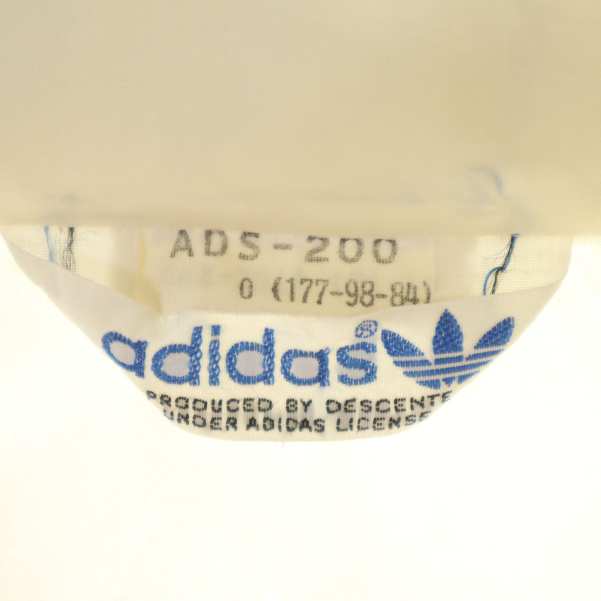 adidas アディダス 70s ヴィンテージ デサント ナイロンジャケット 0 アイボリー メンズ