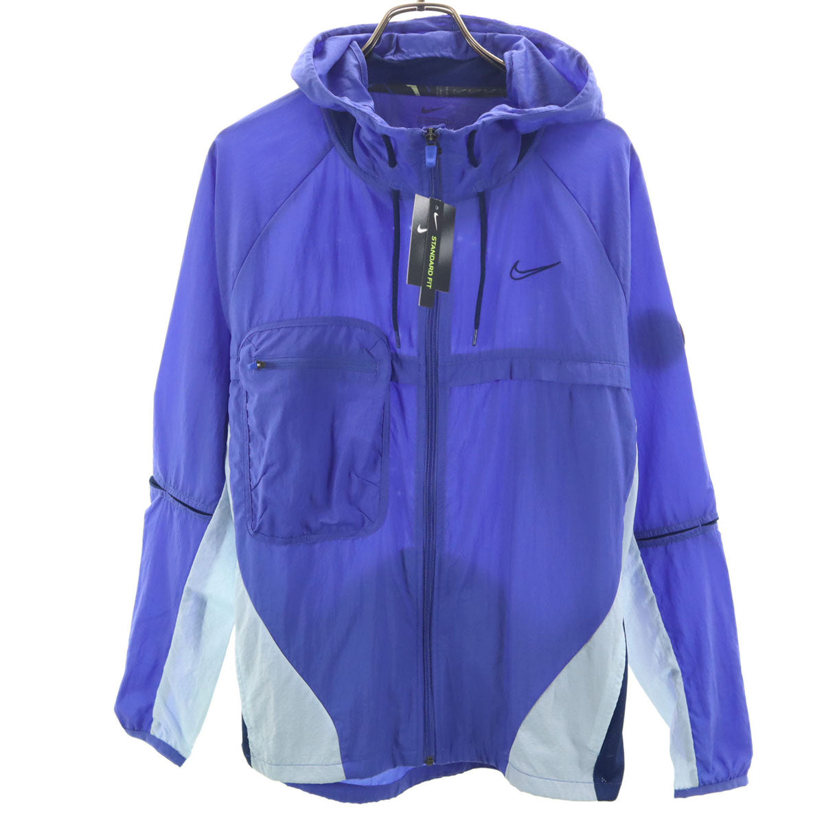 未使用 NIKE ナイキ ウインドブレーカー M パープル ジャケット メンズ