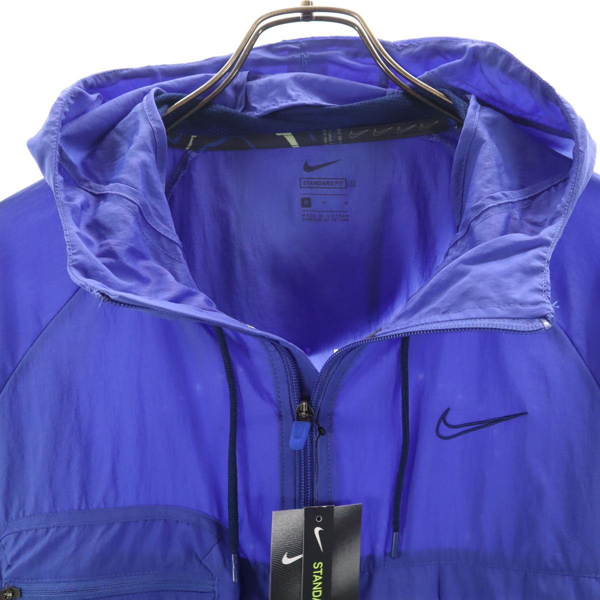 未使用 NIKE ナイキ ウインドブレーカー M パープル ジャケット メンズ