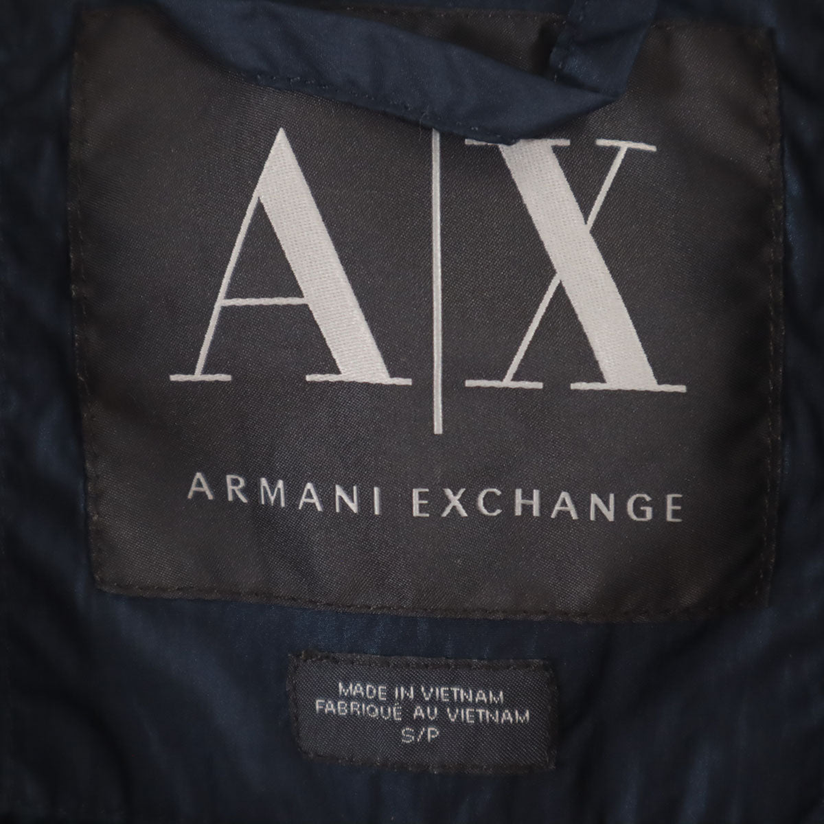 ARMANI EXCHANGE アルマーニエクスチェンジ ウインドブレーカー S ネイビー ジャケット メンズ