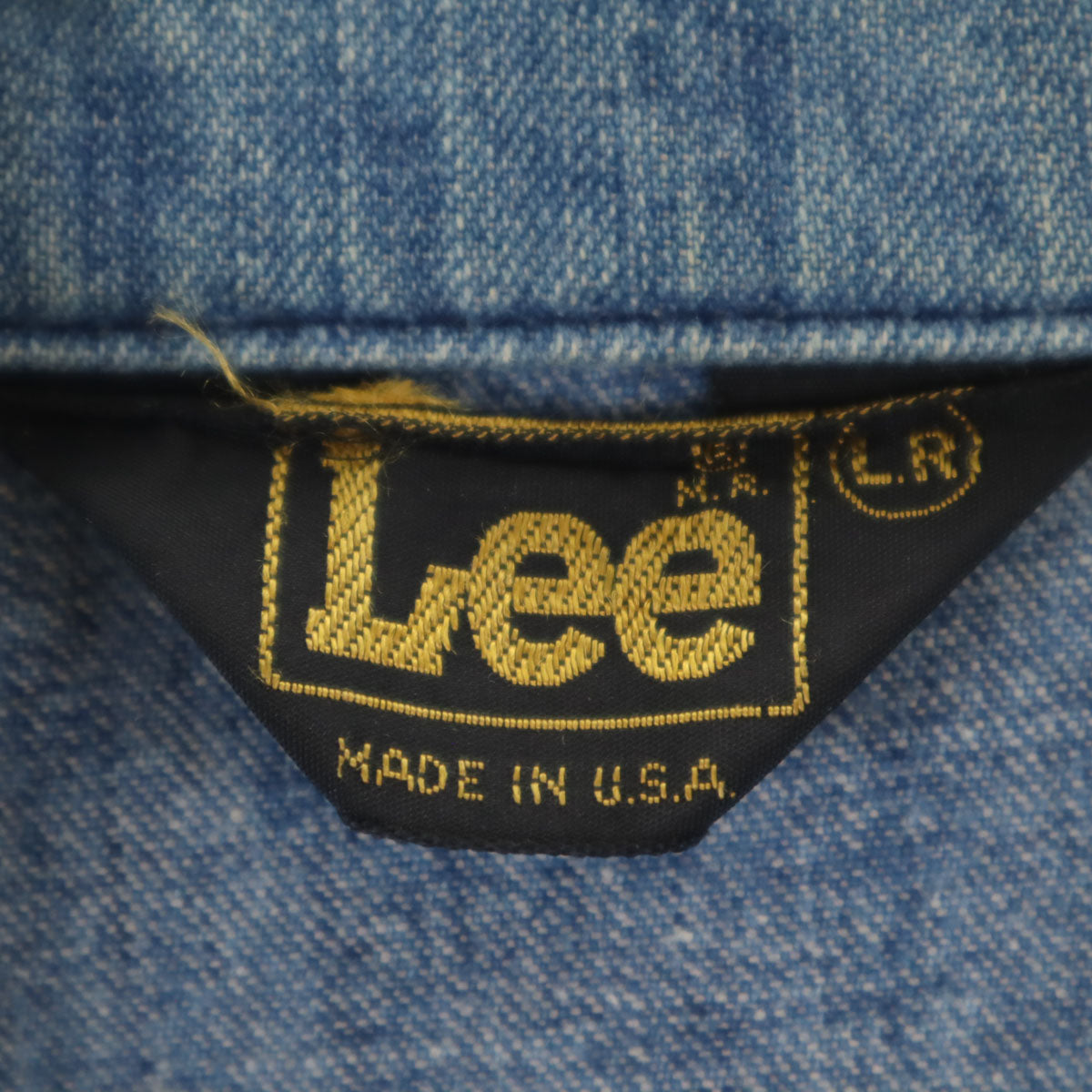 Lee リー 70s USA製 ヴィンテージ デニムジャケット L ウォッシュブルー ジージャン メンズ