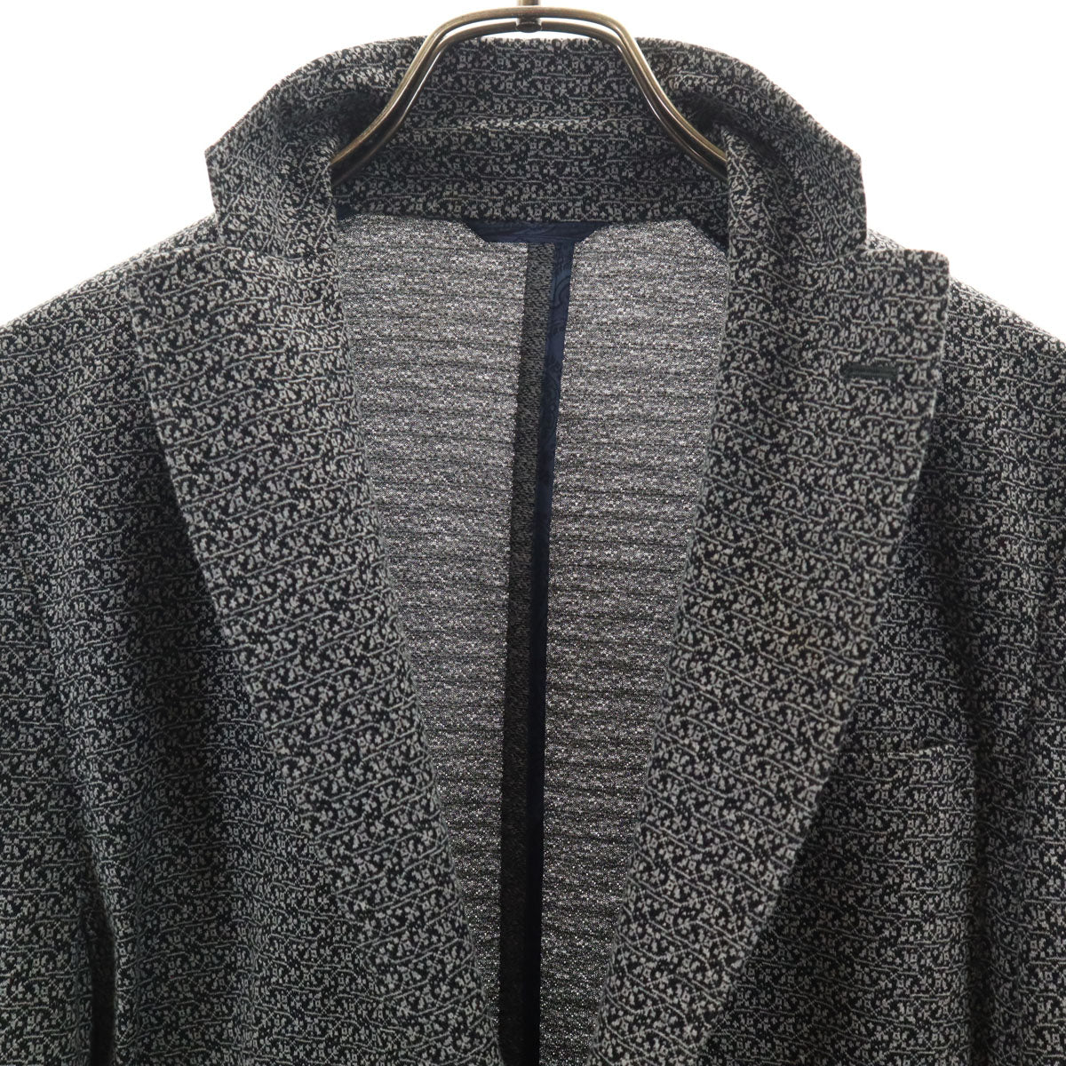 ETRO エトロ イタリア製 テーラードジャケット 44 ブラック アンコン メンズ
