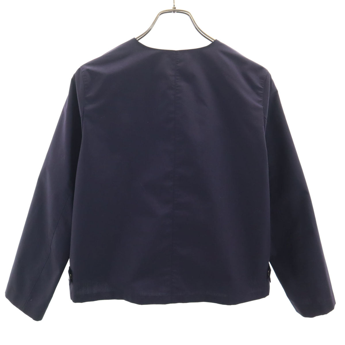 MACKINTOSH PHILOSOPHY マッキントッシュフィロソフィー ノーカラージャケット 38 ネイビー レディース