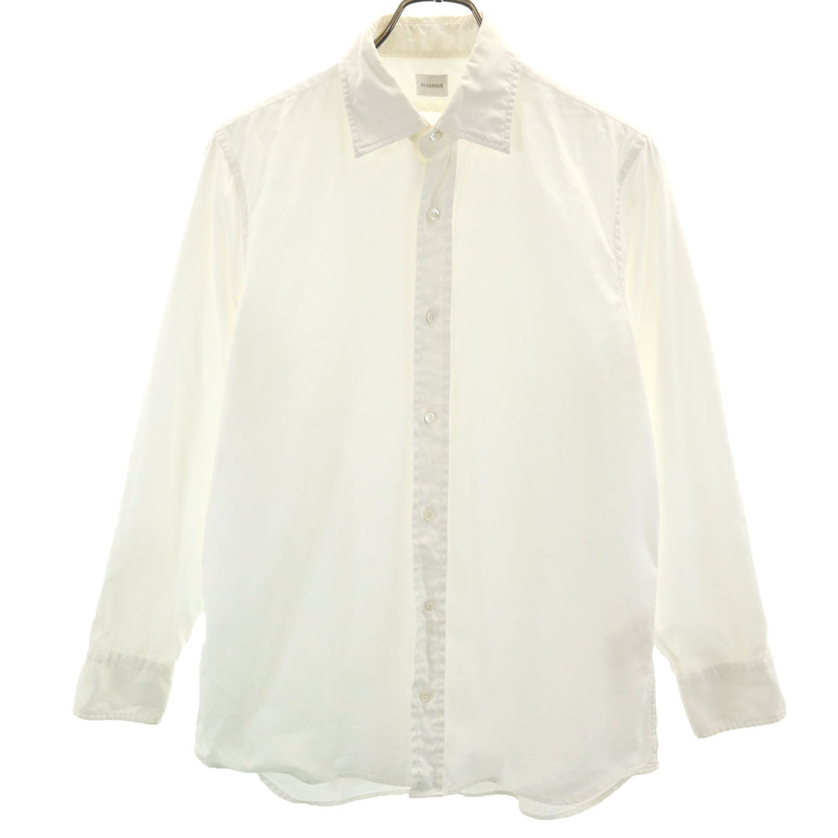 JIL SANDER ジルサンダー 長袖 コットンシャツ 40 ホワイト メンズ