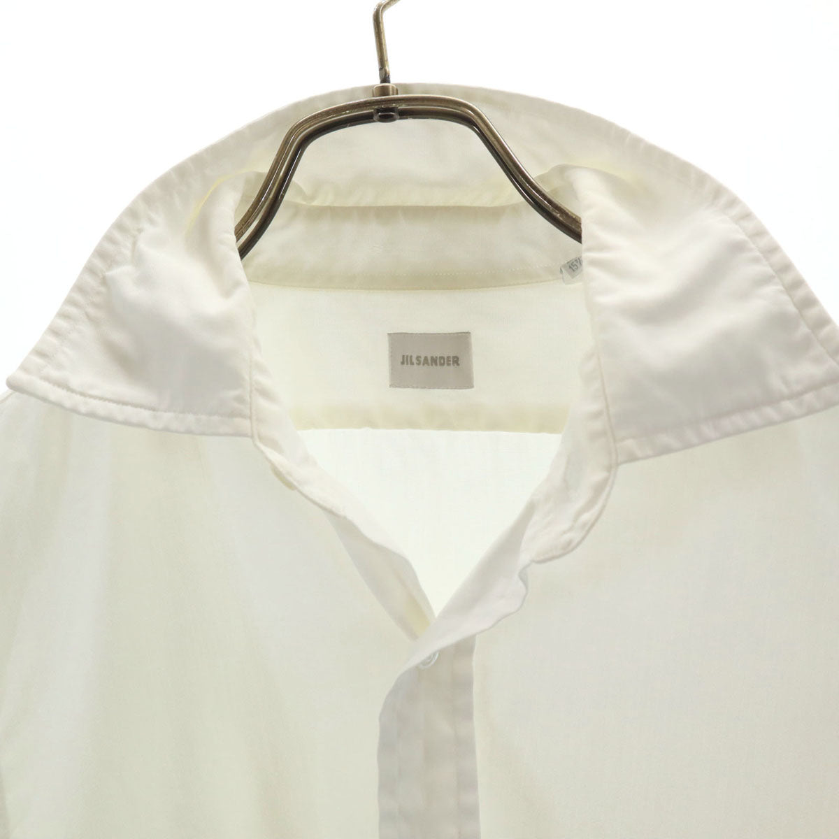 JIL SANDER ジルサンダー 長袖 コットンシャツ 40 ホワイト メンズ