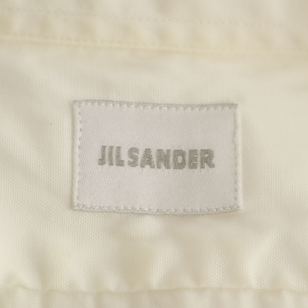 JIL SANDER ジルサンダー 長袖 コットンシャツ 40 ホワイト メンズ