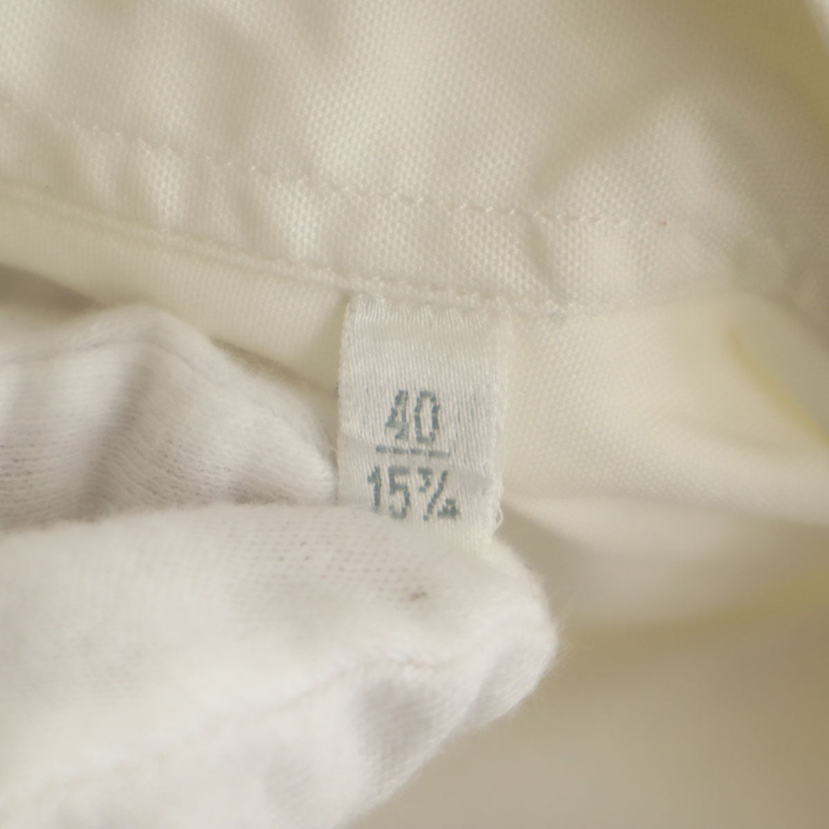 JIL SANDER ジルサンダー 長袖 コットンシャツ 40 ホワイト メンズ