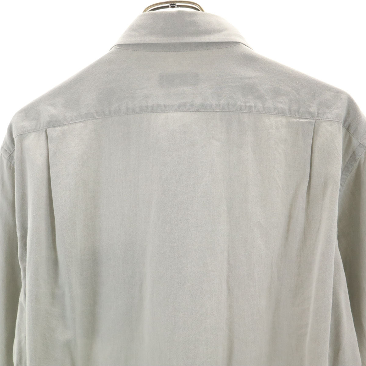 LANVIN LA COLLECTION ランバンコレクション 日本製 長袖 コットンシャツ L グレー メンズ