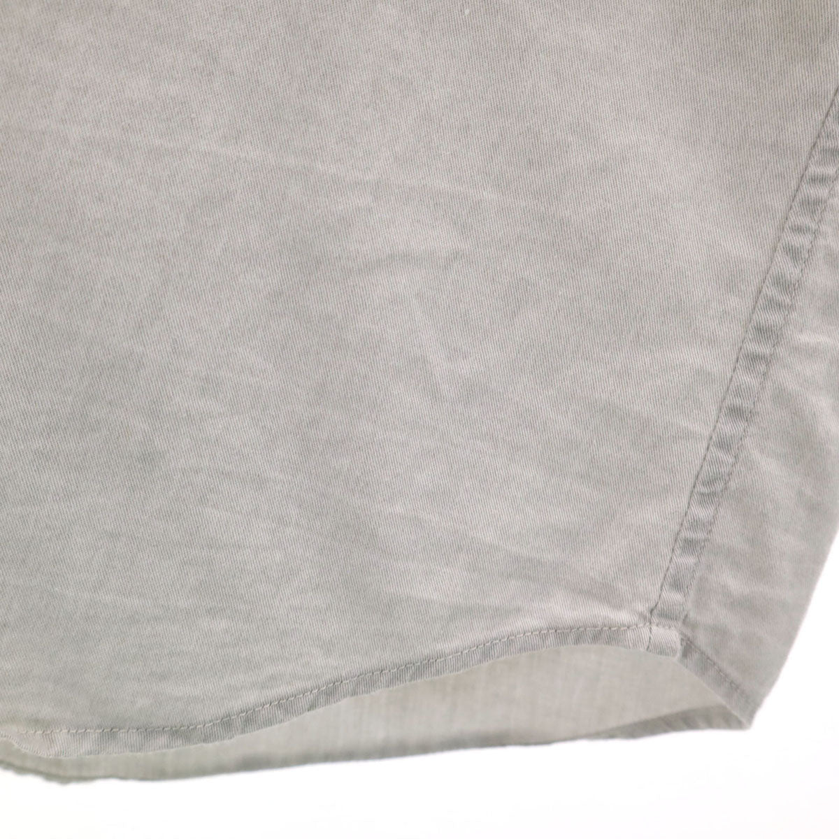 LANVIN LA COLLECTION ランバンコレクション 日本製 長袖 コットンシャツ L グレー メンズ