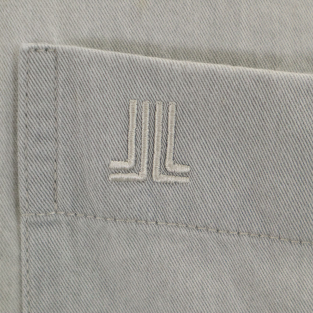 LANVIN LA COLLECTION ランバンコレクション 日本製 長袖 コットンシャツ L グレー メンズ