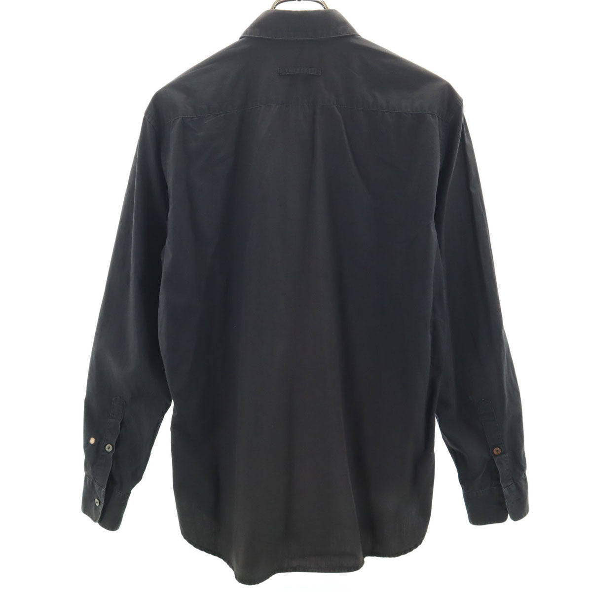 Jean Paul GAULTIER CLASSIQUE ジャンポールゴルチエクラシック 長袖 コットンシャツ 40 ブラック レディース
