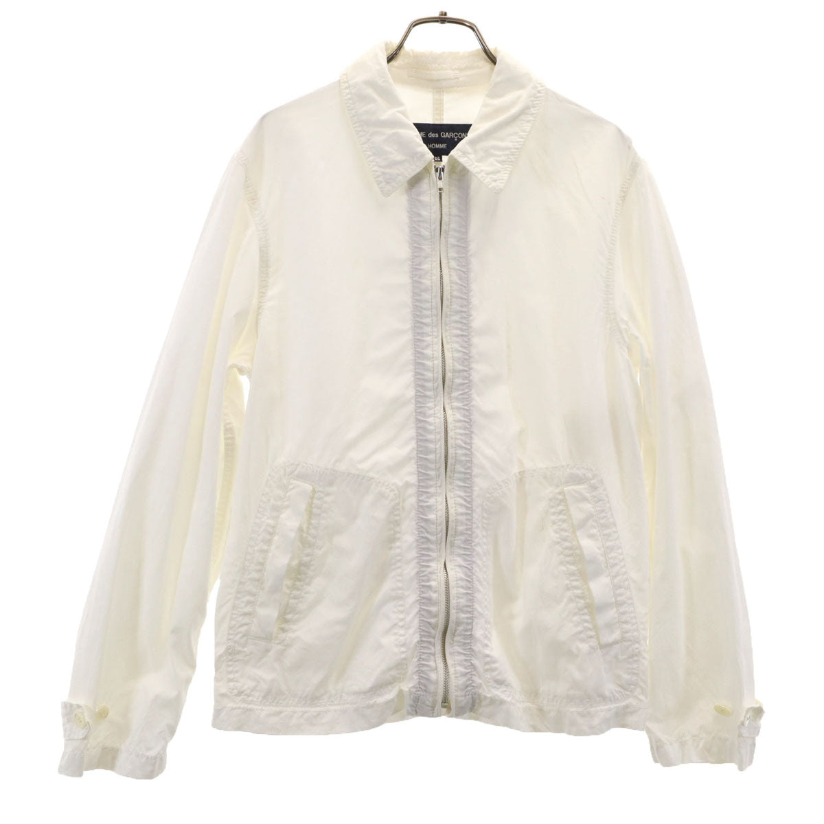 COMME des GARCONS HOMME コムデギャルソンオム 2007年 日本製 ブルゾン SS アイボリー ジャケット メンズ
