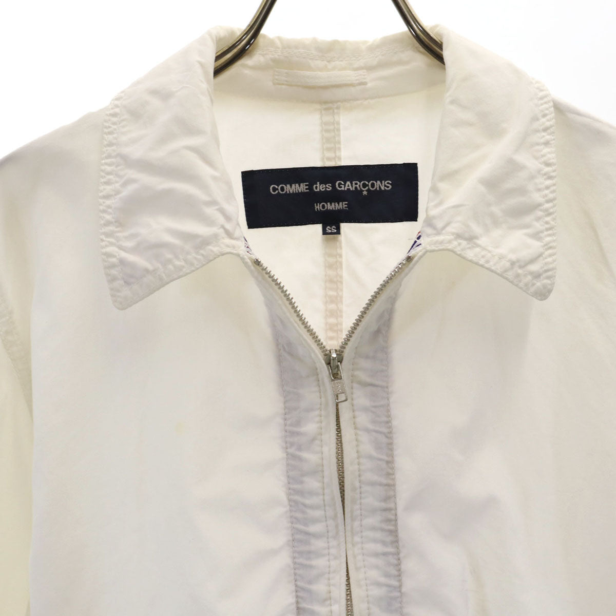 COMME des GARCONS HOMME コムデギャルソンオム 2007年 日本製 ブルゾン SS アイボリー ジャケット メンズ