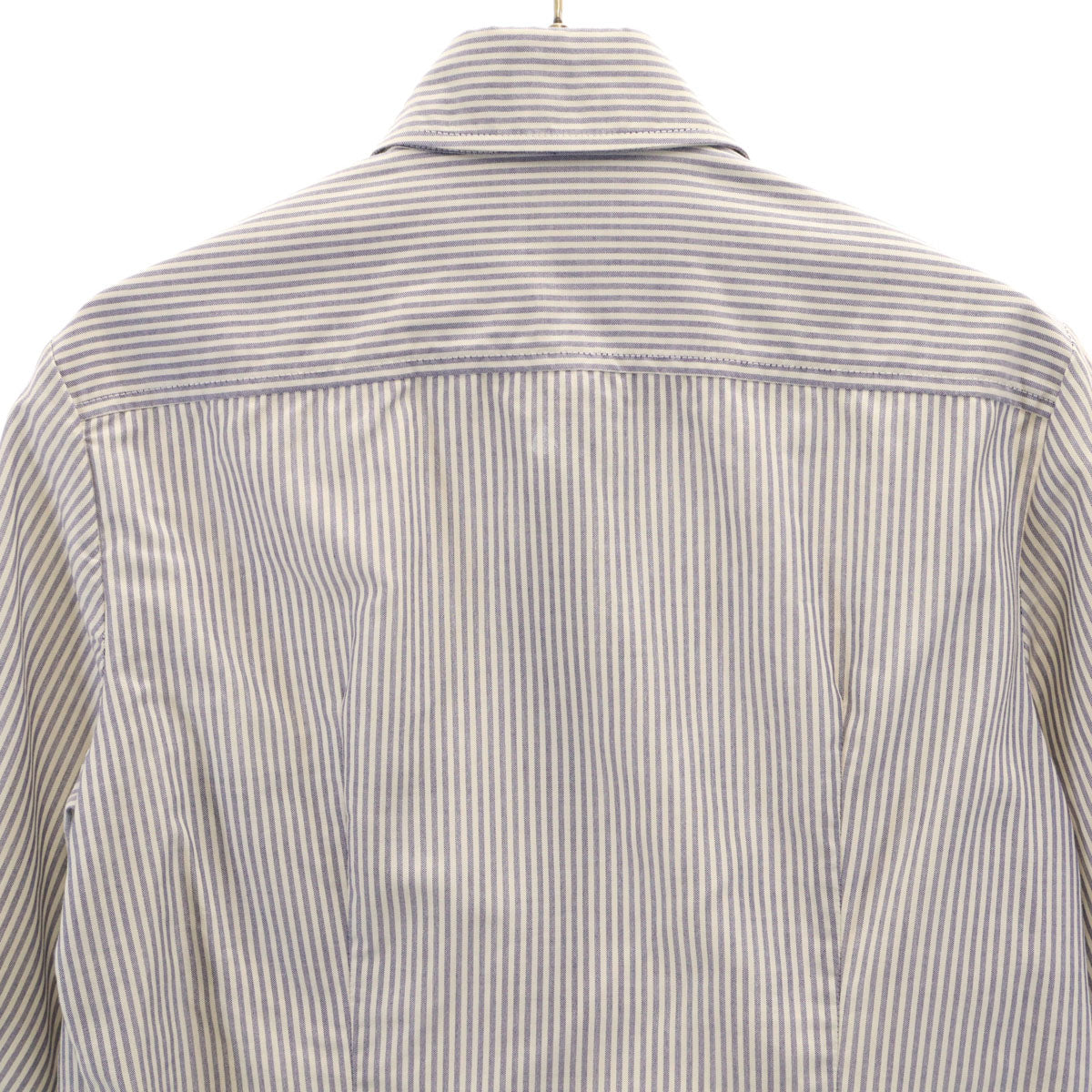 MAX MARA Weekend マックスマーラウィークエンド ストライプ柄 7分袖 ボタンダウンシャツ M ネイビー レディース